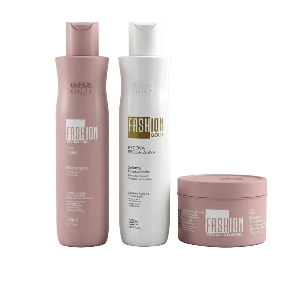 Combo Alisamento Brasileiro 300g - Fashion Gold (Ybera)
