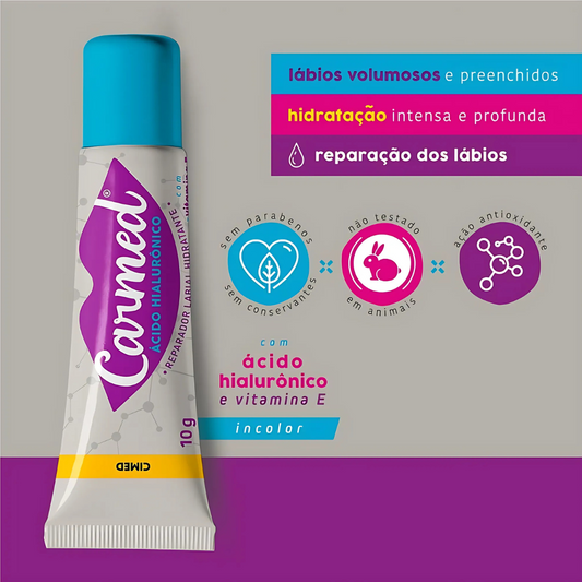 Bálsamo Labial Hidratante Carmed Ácido Hialurônico – 10g