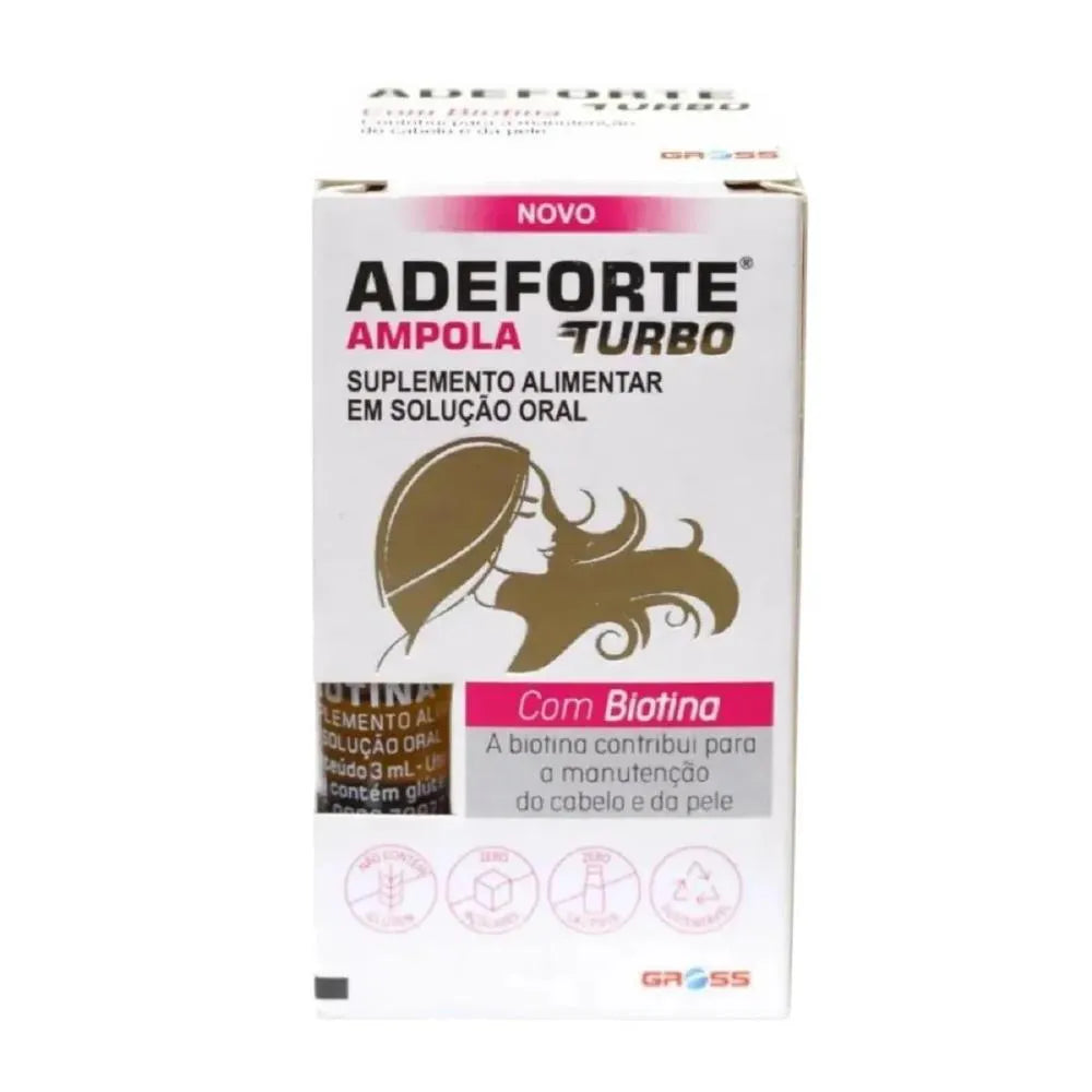 Suplemento Vitamínico Adeforte Turbo + Biotina 3 ml