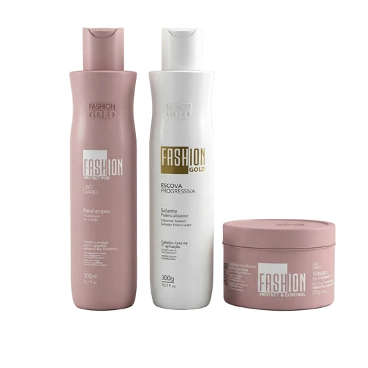Combo Alisamento Brasileiro 300g - Fashion Gold (Ybera)