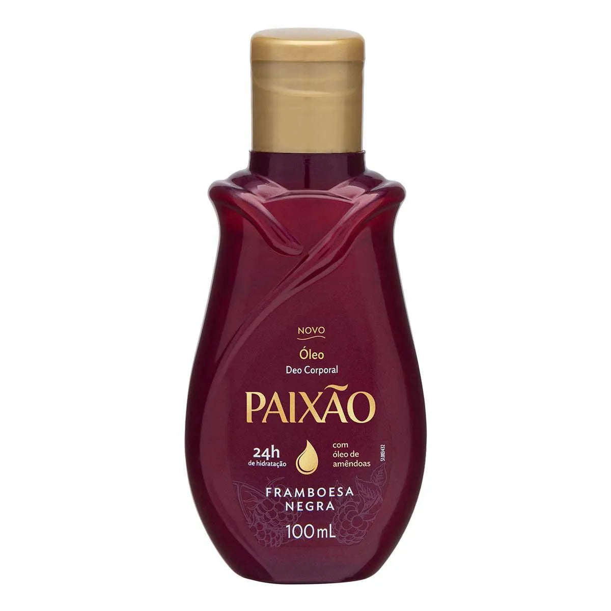 Óleo Corporal Paixão Framboesa Preta 100ml
