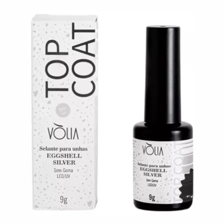 Top Coat Eggshell Silver 9g - Vòlia