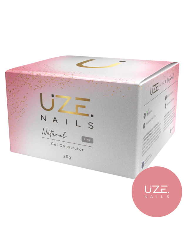 Gel Construtor Natural Pink 25g - UZE Nails