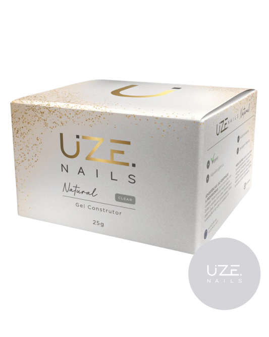 Gel Construtor Natural Clear 25g - UZE Nails