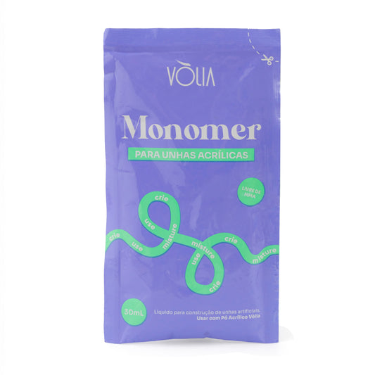 Líquido Monômero para Unhas Acrílicas 30ml - Vòlia