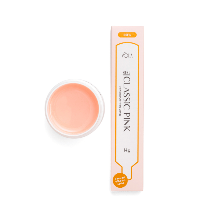 Gel Construtor Classic Pink 14g - Vòlia