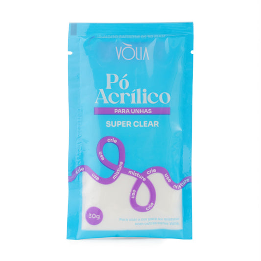 Pó Acrílico Super Clear 30g - Vòlia