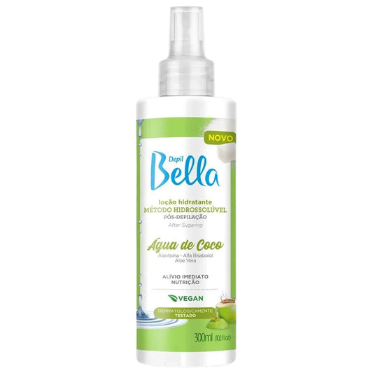 Loção Hidratante Pós-Depilação Água de Coco 300ml - Depil Bella