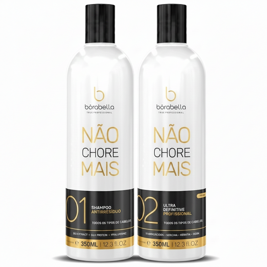 Kit Alisamento Brasileiro Profissional Borabella | Não Chore Mais – 2x350ml
