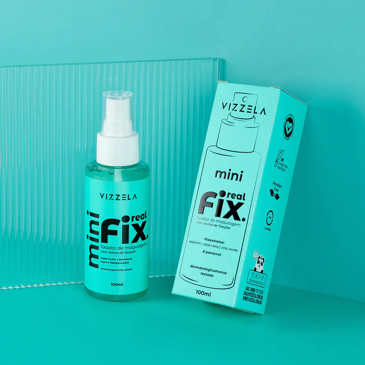 Fixador de Maquiagem Real Fix Vizzela (100ml) - Longa Duração