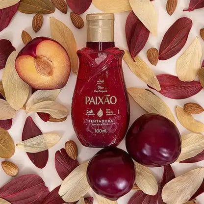 Duo Paixão Tentadora – Ameixa Rubi (Óleo Corporal 100ml + Loção 200ml)