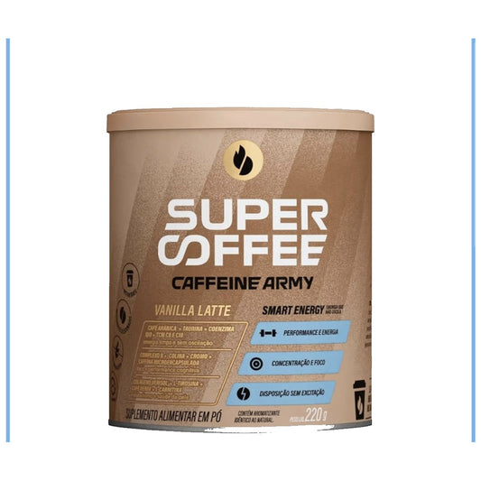 SuperCoffee Vanilla Latte – Caffeine Army (220g)