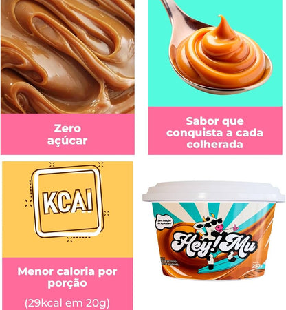 Doce de Leite Zero Açúcar Hey! Mu 250 g