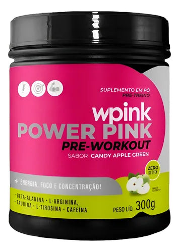Maçã Verde Super Power Pink - Pré-Treino - 300g - wp