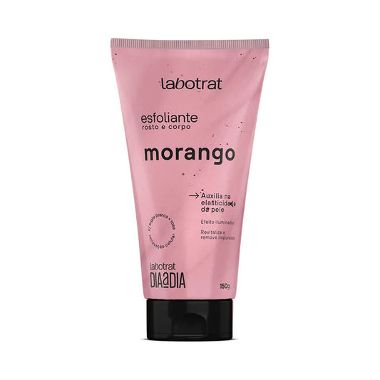 Esfoliante Facial e Corporal de Morango Labotrat Dia a Dia – 150g