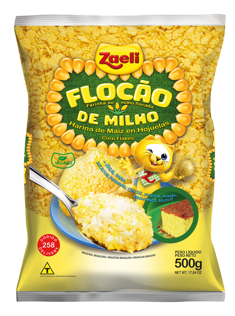 Flocão de Milho Zaeli 500 g