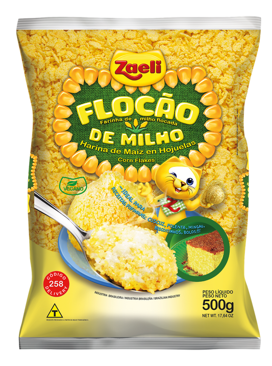 Flocão de Milho Zaeli 500 g