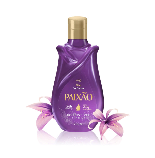 Óleo Corporal Paixão Irresistível Flor de Lis 200 ml