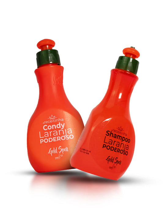 Shampoo e Condicionador Laranja Poderoso