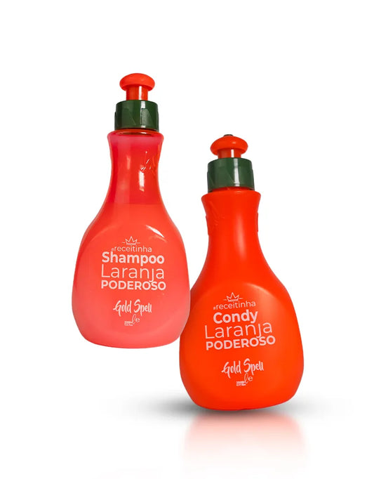 Shampoo e Condicionador Laranja Poderoso